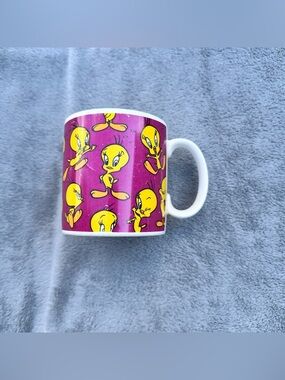 Vintage 1994 Applause Inc. Warner Bros Tweety Bird Coffee Mug